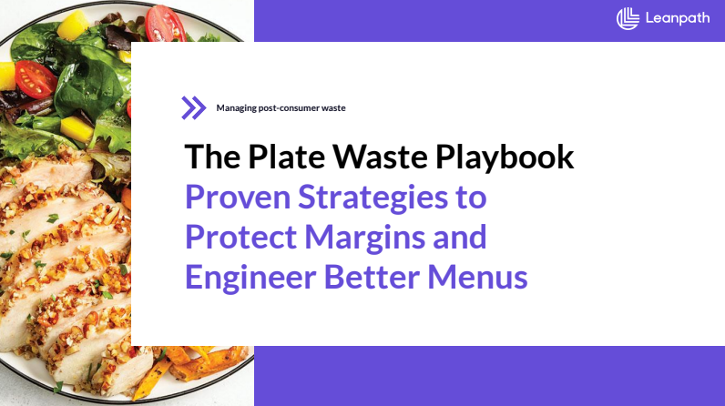 Leanpath Container Selection Chart LP: Plate Waste Playbook